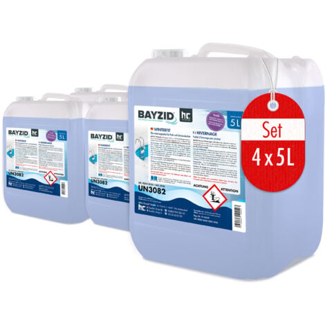 HÖFER CHEMIE GMBH 3 l Produit d'hivernage piscine (1 x 3 l) à effet détartrant, algicide et anti-moisissures