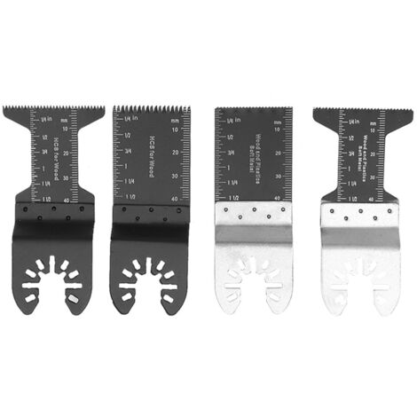 20 lames de scie oscillantes en acier au carbone pour outil multifonction universel