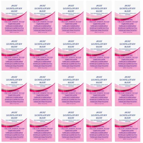 20 Lingettes Élimination Cire Après Épilation, Nettoyantes pour Salon & Maison, Lot Complet