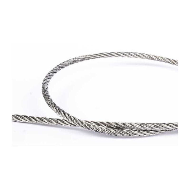 20 mètres de câble diam 4mm acier inox
