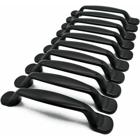 20 manijas de puerta para gabinetes de cocina, cajones de alacena, muebles de dormitorio, distancia entre centros de 128 mm, aluminio con tornillos Thisnde