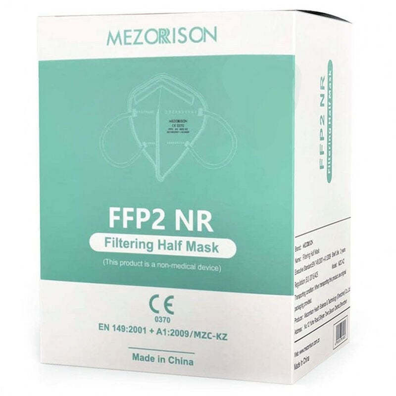 20 Mascherine FFP2 nr mzc-kz certificate ce