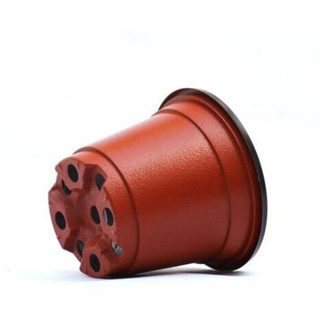 20 mini pots de fleurs en plastique, articles de jardinage, pots de semis en plastique souple, pots de semis en terre cuite avec trous de drainage, pots de fleurs