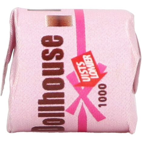 20 Miniatur-Toilettenpapierrollen in Rosa für Puppenhäuser, realistische Accessoires im Maßstab 1:12 zur Dekoration