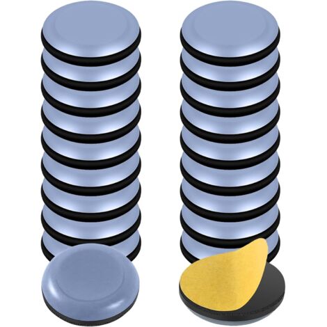 20 mm blaue runde Anti-Rutsch-Pads, selbstklebend, verschleißfest und geräuschlos, für Küchentisch- und Stuhlbeine.