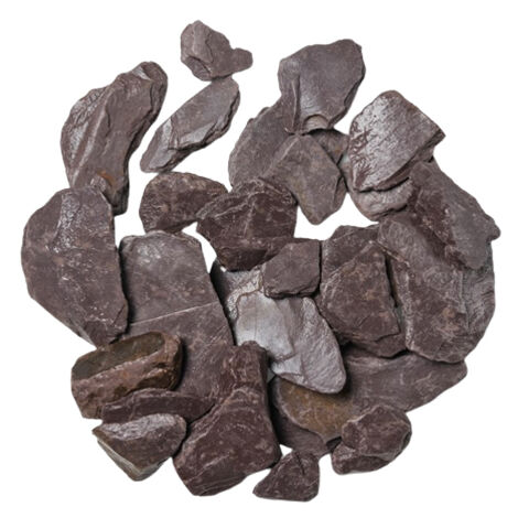 20 mm Bulk Bag 850 kg Slate - Plum Coloured Slate Chips - L100 x W100 x H80 cm