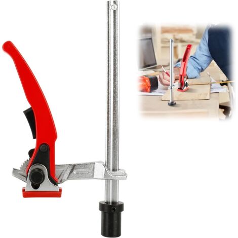 20 mm lever clamp for multi-function tables, quick-release clamping element, with a 160 mm capacity and 60 mm throat depth, adjustable quick-release clamp, quick-release clamp