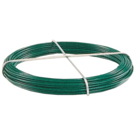 20 mt fune cavo filo plastificato stendibiancheria verde   2,8 mm bucato
