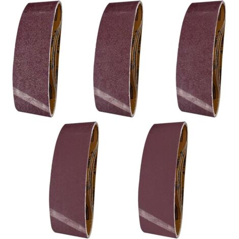 20 nastri abrasivi 75 x 533 mm, nastri abrasivi per levigatura e lucidatura con levigatrice a nastro (4 grane: 40/60/80/120/180)