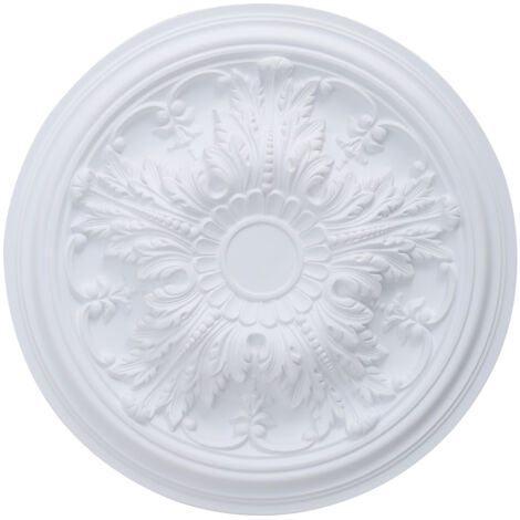 LIVINGANDHOME 20" Ornate Polyurethane Ceiling Medallion