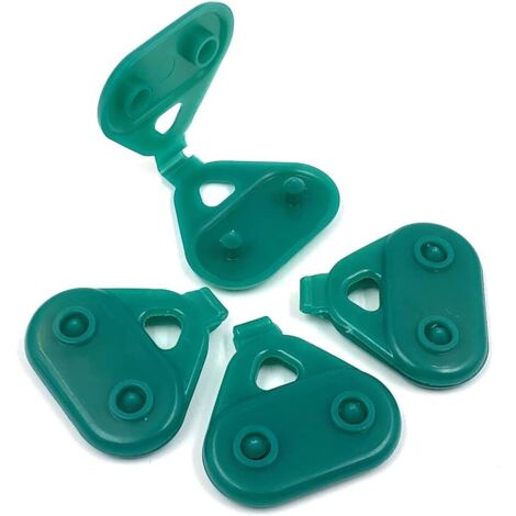 20 Pack Greenhouse Clothes Pegs - Bird Repellent Clips - Fixed Loops