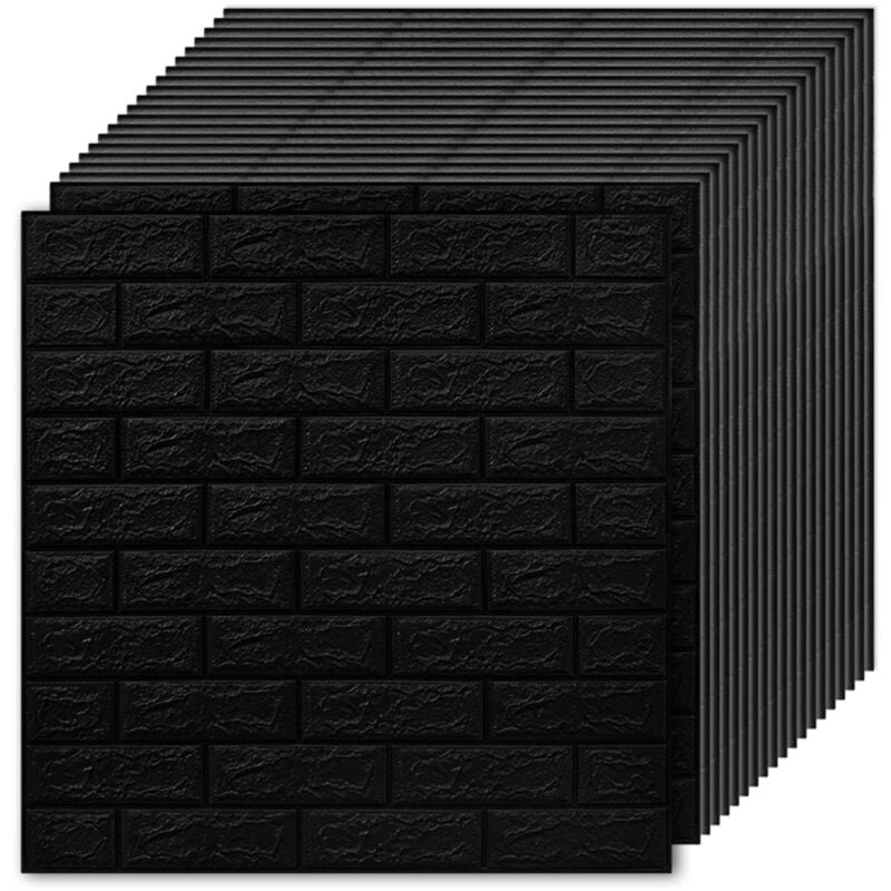 Yzmrbdqc - 20 panneaux muraux 3D, autocollant de papier peint avec panneaux muraux en mousse pe imperméables auto-adhésifs à décoller et à coller