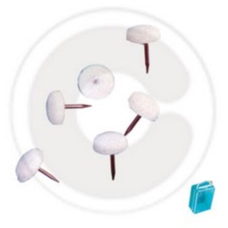 20 pare-chocs en plastique blanc avec des chaises A  clous de pare-chocs