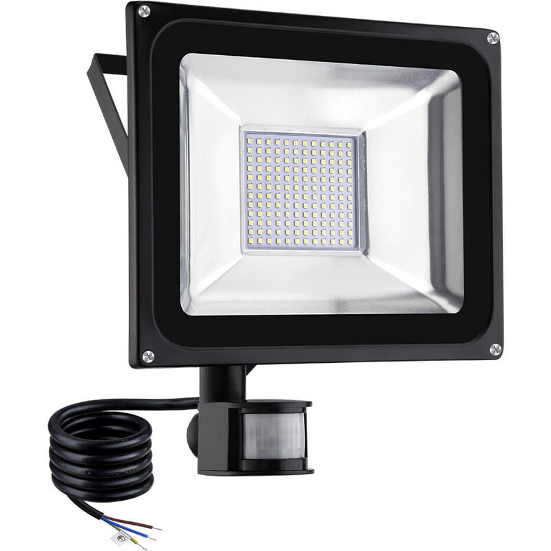 

20 PCS 100W LED Flood Light SMD Lámpara de exterior Mit Bewegungsmelder Blanco cálido