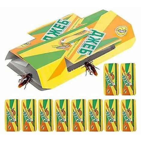 20 Pcs Baoye Pest Sticky Pads Piège, Cafard Souris Colle Sticky Board Pièges, Extra Fort Rat Sticky Pads Piège, Spider Bugs Sticky