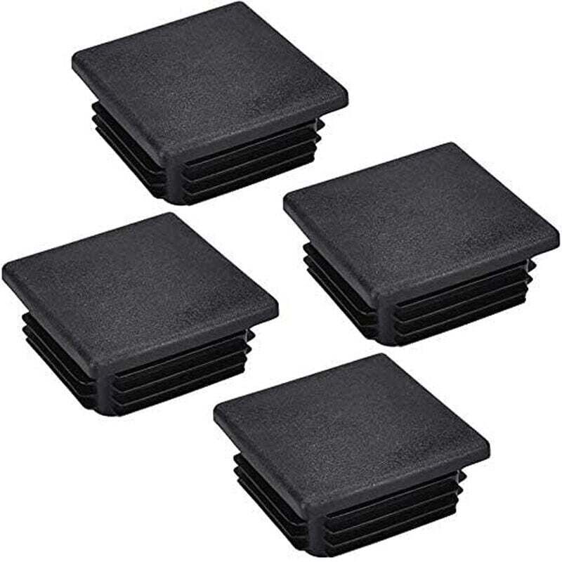 20 pcs Bouchon pour Pied de Chaisse,Bouchon pour Tuyau Carré, Capuchon pour Poteau Carré en Plastique pour Pieds de Meuble Trampoline Armoire Étagère