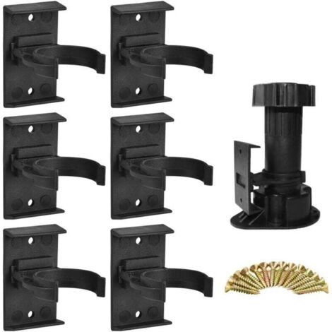 20 PCS Clip de Fixation Pied Meuble 28 mm à 32 mm Clip de Plinthe Cuisine Clip pour Plinthe a Visser Clip de Planche de Coup de Pied Clip de Fixation pour Plinthe Cuisine avec 40 Vis