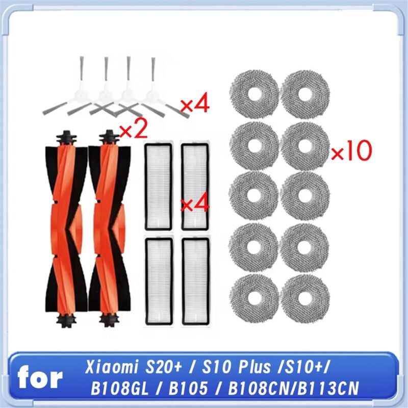 Image of 20 Pcs für S20 + Kehren Roboter Reiniger Teile Ersatz