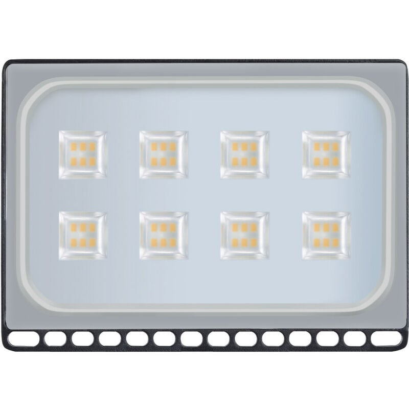 

20 PCS Lámpara LED de reflector para exteriores de 50 vatios SMD blanco cálido