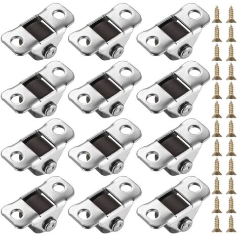 20 Pcs Roulettes pour Meubles Lourd, 12 mm Mini Roulettes Pivotantes pour Meubles, Roulette à Rouleaux en Caoutchouc pour Petits Appareils électroménagers,Bagages, Capacité Totale 160 kg