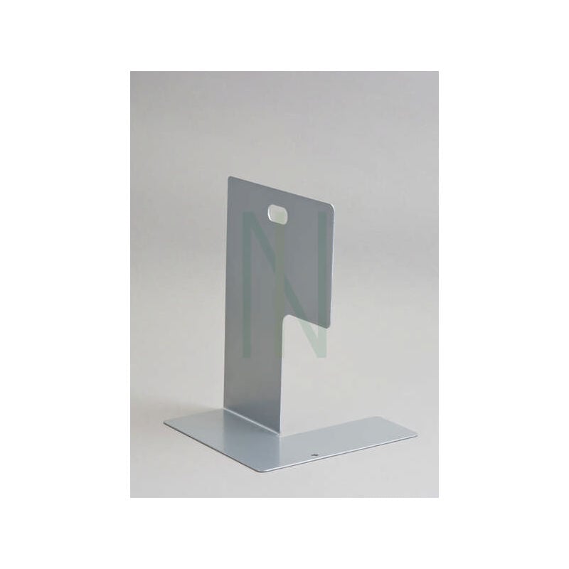 Inferramenta - 20 pcs serre-livres en mA tal couleur gris mA tallique