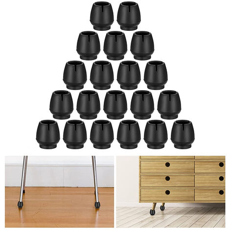 Acquista 4x Puntale In Gomma Per Sedia Antigraffio Piedini Per Mobili Gamba Tapp - Foto 12