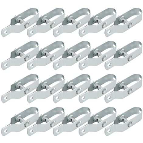 20 Pcs Tendeur de Clôture 100 mm, Tendeur Grillage en Acier Galvanisé, Tendeur de Fil pour Clôture, Jardin, Fil d'acier, Antenne, Corde à Linge