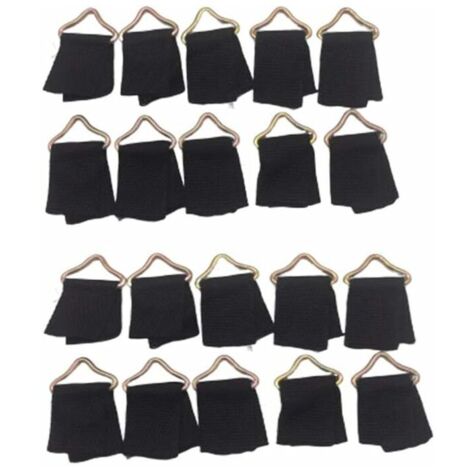 20 Pcs Trampoline Triangle Buckles - Triangle V Rings - Web Buckle - Trampoline Accessories with Trampoline Tools,