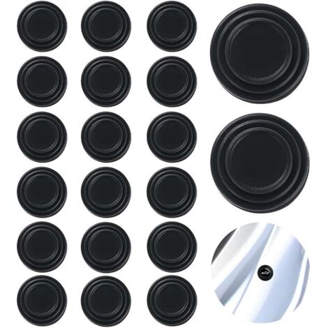 20 pezzi Ammortizzatore per portiera auto, Protezioni per portiera auto, Adesivi fonoassorbenti universali anticollisione per paraurti per isolamento acustico assorbimento urti auto