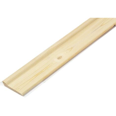 20 pezzi BATTISCOPA Pino con Piede 14 x 70 x 2700 mm