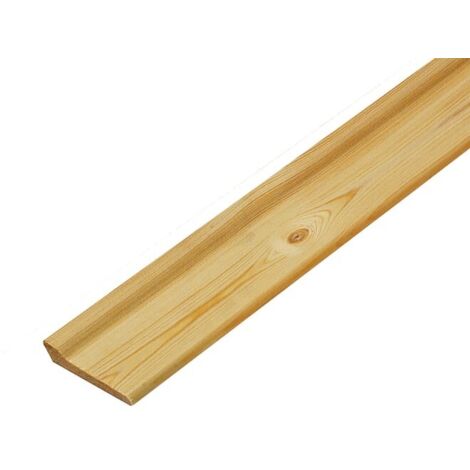 20 pezzi BATTISCOPA Pino Lucidati Naturale con Piede mm 14 x 70 x 2700