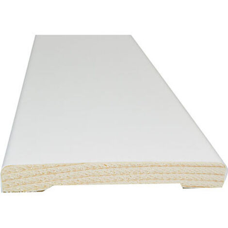 20 pezzi COPRIFILI PORTA MOSTRINA sp. mm 10 x 70 x 2250 NOCE CHIARO
