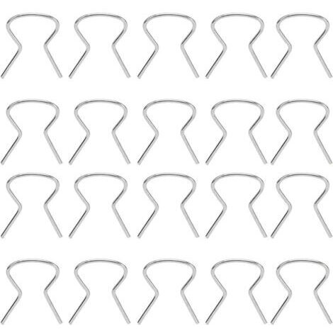 20 pezzi di clip di fissaggio per maniglie dei finestrini auto, 4138439 ad alta resistenza, maniglie a manovella per finestrini, clip metalliche di ricambio