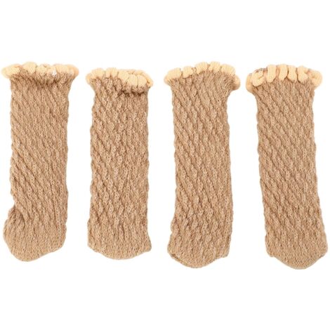20 pezzi di protezioni spesse in maglia per gambe di tavoli e sedie, coprigambe per mobili, calze per gambe di tavoli e sedie per pavimenti in legno (colore elegante)