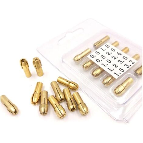 20 pezzi di ricambio per mandrino, punte per trapano, mini mandrino, micro punte per trapano, accessori per trapano a colonna, utensile rotante, penna per incisione 3D, chiave inglese