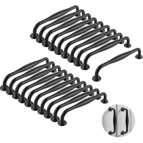 20 pezzi maniglie da cucina 128 mm, maniglie per mobili, maniglie per ante di armadi, pomelli per guardaroba, maniglie in lega di alluminio con viti, maniglie per mobili da cucina