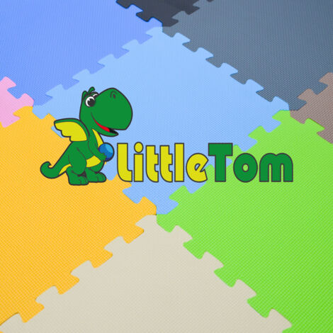 30x30 Tappeto Neonato Tatami da Gioco Schiuma EVA LittleTom 20 Pezzi Tappetino Puzzle per Bambini