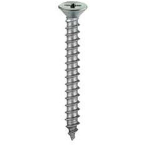 20 PEZZI - VITI AUTOFILETTANTI IN ACCIAIO INOX - TESTA PIANA SVASATA 3,9x19MM