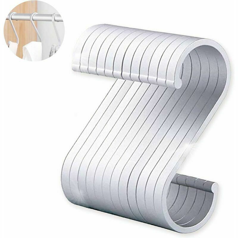 Volavo - 20 Pezzi Ganci in Acciaio Inossidabile