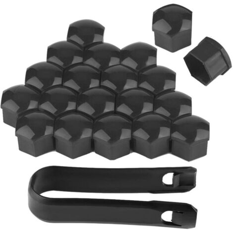 20-Piece 19mm Car Wheel Nut Caps, Auto Hub Screw Cover Bolt Rims Exterior Protection