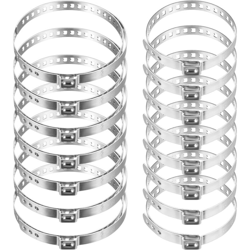 20-piece CV joint starter clamp set, CV joint starter clamp assortment kit, universal adjustable stainless steel drive shaft clamps (10 small, 10