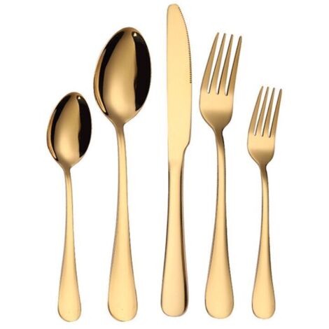 20-piece gold cutlery set (serves 4)
