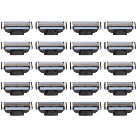 20-Piece Razor Blade Refills, Mach 3 Manual for