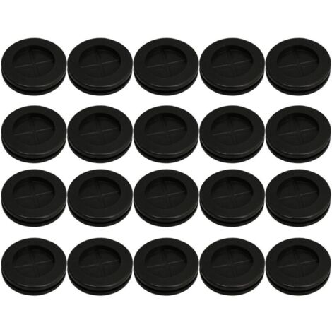 20 pieces 30mm Round Double Sided Closed Rubber Thread Eyelets Gaskets