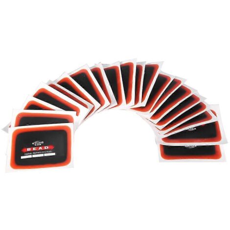 20 pièces 50x70mm patchs de réparation universels pour pneus radiaux auto moto, rustines adhésives pour crevaison, kit de réparation de pneu voiture motocyclette