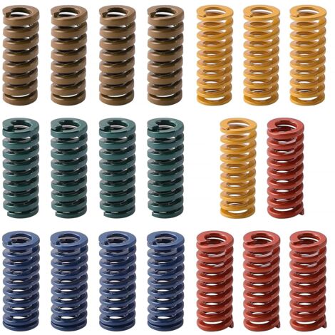 20 Pieces 8 x 20 mm 3D Printer Compression Spring Compression Mould Die Spring for Creality CR-10 10S S4 Ender 3 Motherboard Bottom Connect Leveling