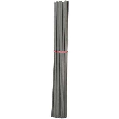 20 pièces baguettes de soudage en plastique ABS baguettes de soudage pour pare-chocs de voiture pistolet， de soudage en plastique/pistolet à air chaud gris