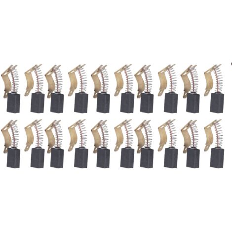 20 Pièces Balais en Carbone de Cuivre pour Meuleuse d'Angle et Marteau Électrique - Remplacement Moteur