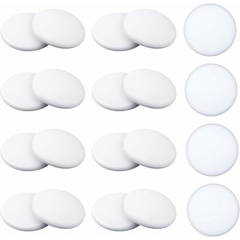 20 pièces butoir de porte protecteur mural adhésif protecteur de pare-chocs réutilisable protecteurs muraux en silicone absorbant des boutons de porte avec adhésif, gel absorbant les chocs pour protég