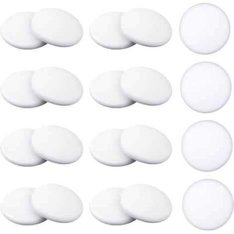 20 pièces butoir de porte protecteur mural adhésif protecteur de pare-chocs réutilisable protecteurs muraux en silicone absorbant des boutons de porte avec adhésif, gel absorbant les chocs pour protég